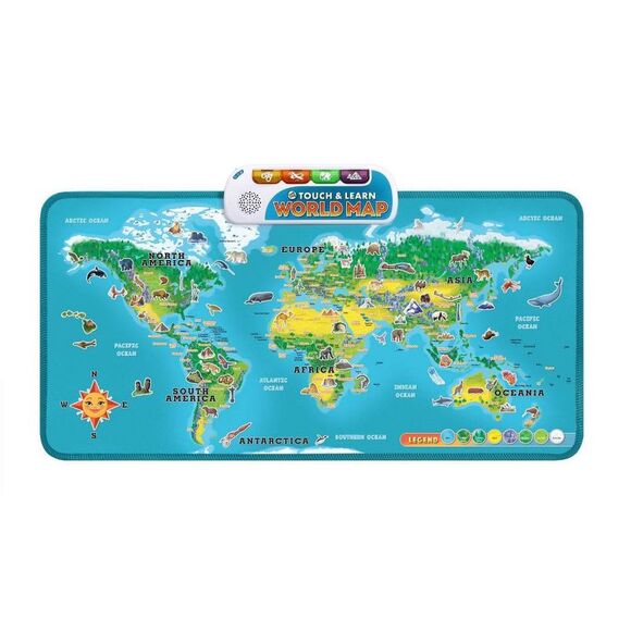 LeapFrog - LeapFrog Touch & Learn World Map Blue - Picture 7 of 7